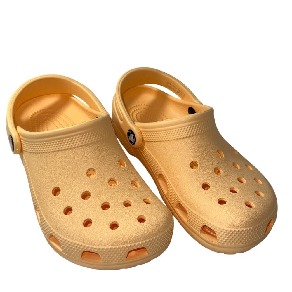 Crocs Women's Yellow Classic Clogs Slip on Ultra Lightweight SZ/6